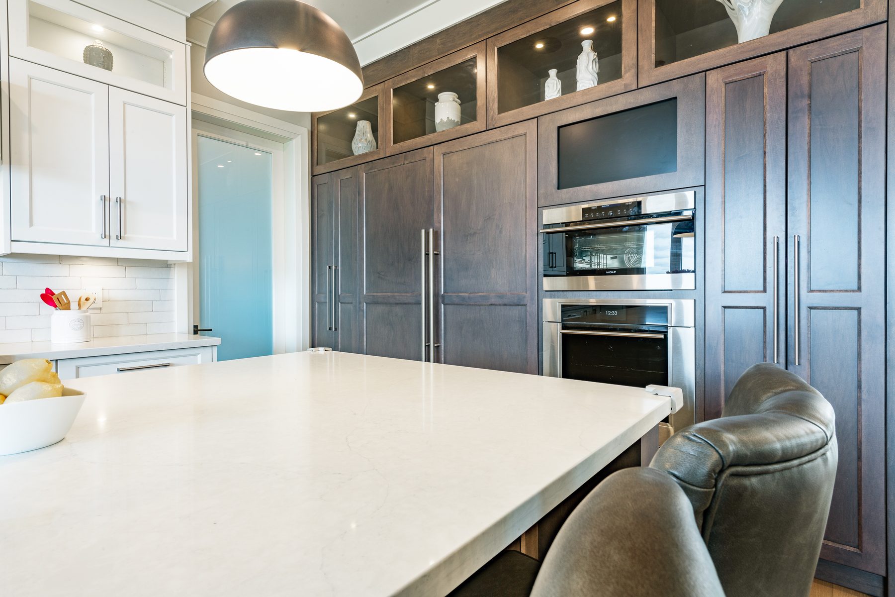 Cabinetry detail: drawers, hardware or a counter edge close-up