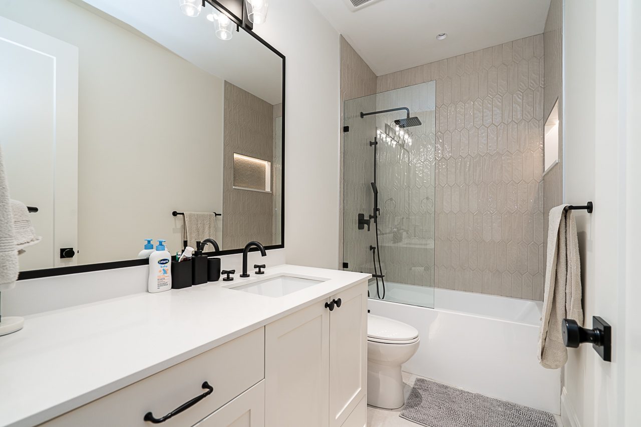 Repair in progress, or an updated rental kitchen or bathroom